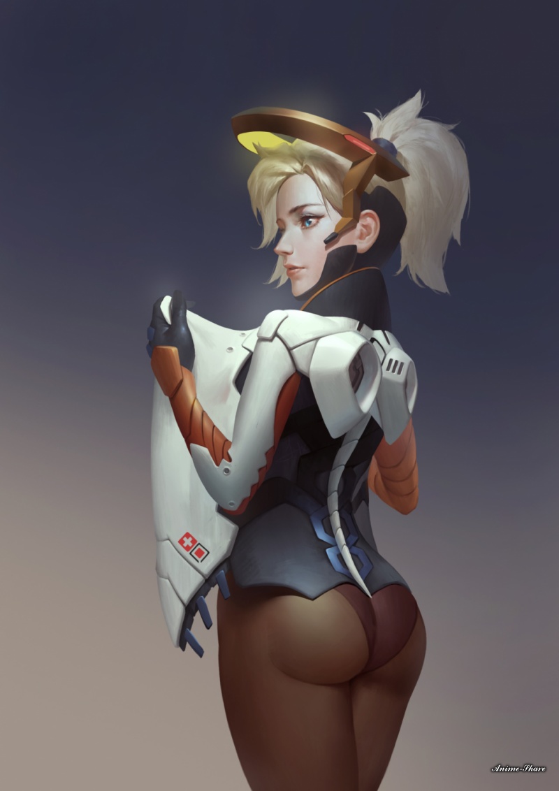 Overwatch girls mercy 1