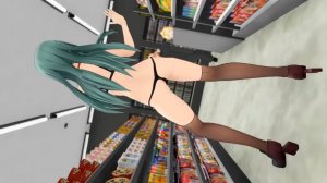 [MMD] Konbini de gerira satsuei suru Suzuya + Pinkcat