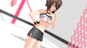 [MMD] Miho Nishimuru sleeping dance